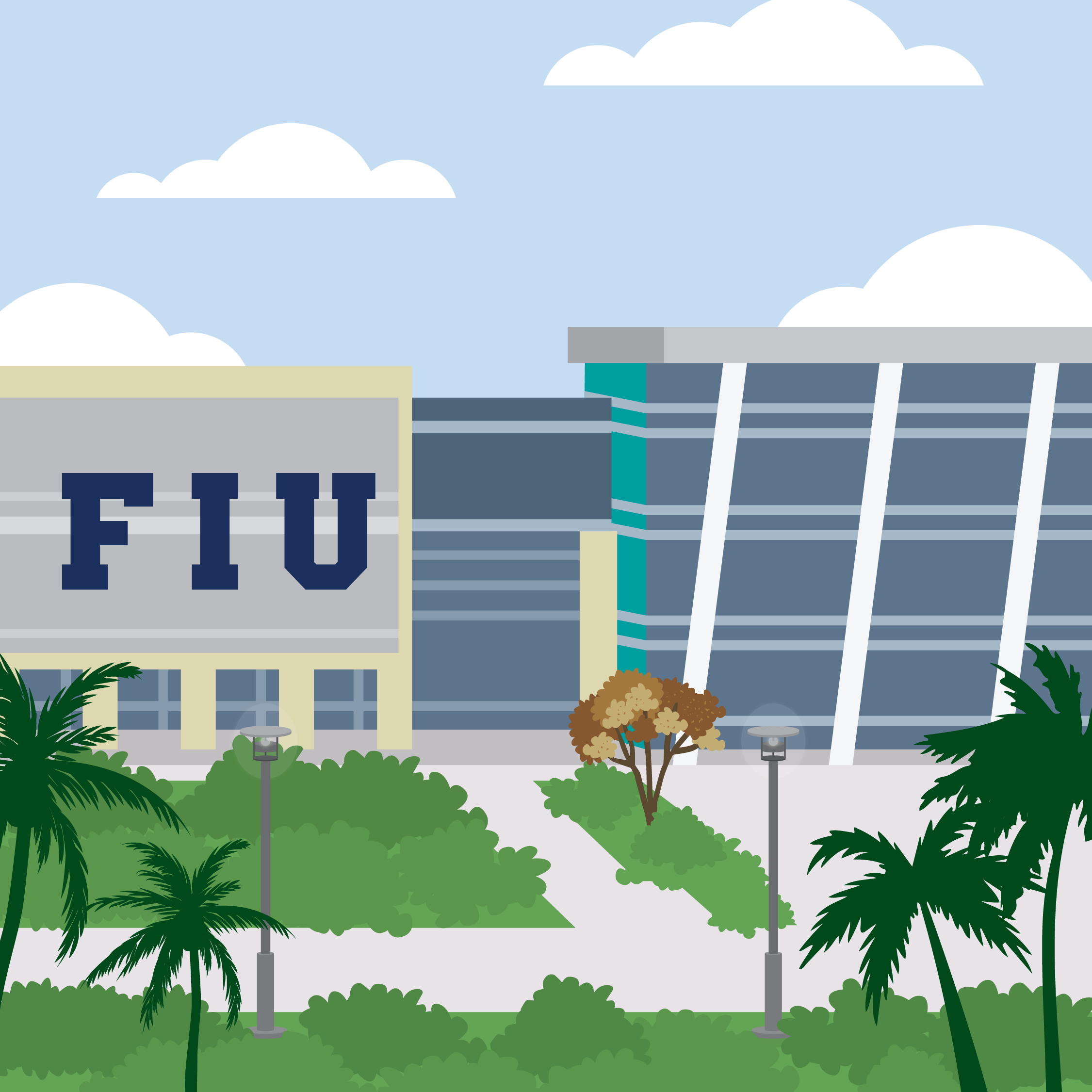 Exterior view of FIU Recreation Center