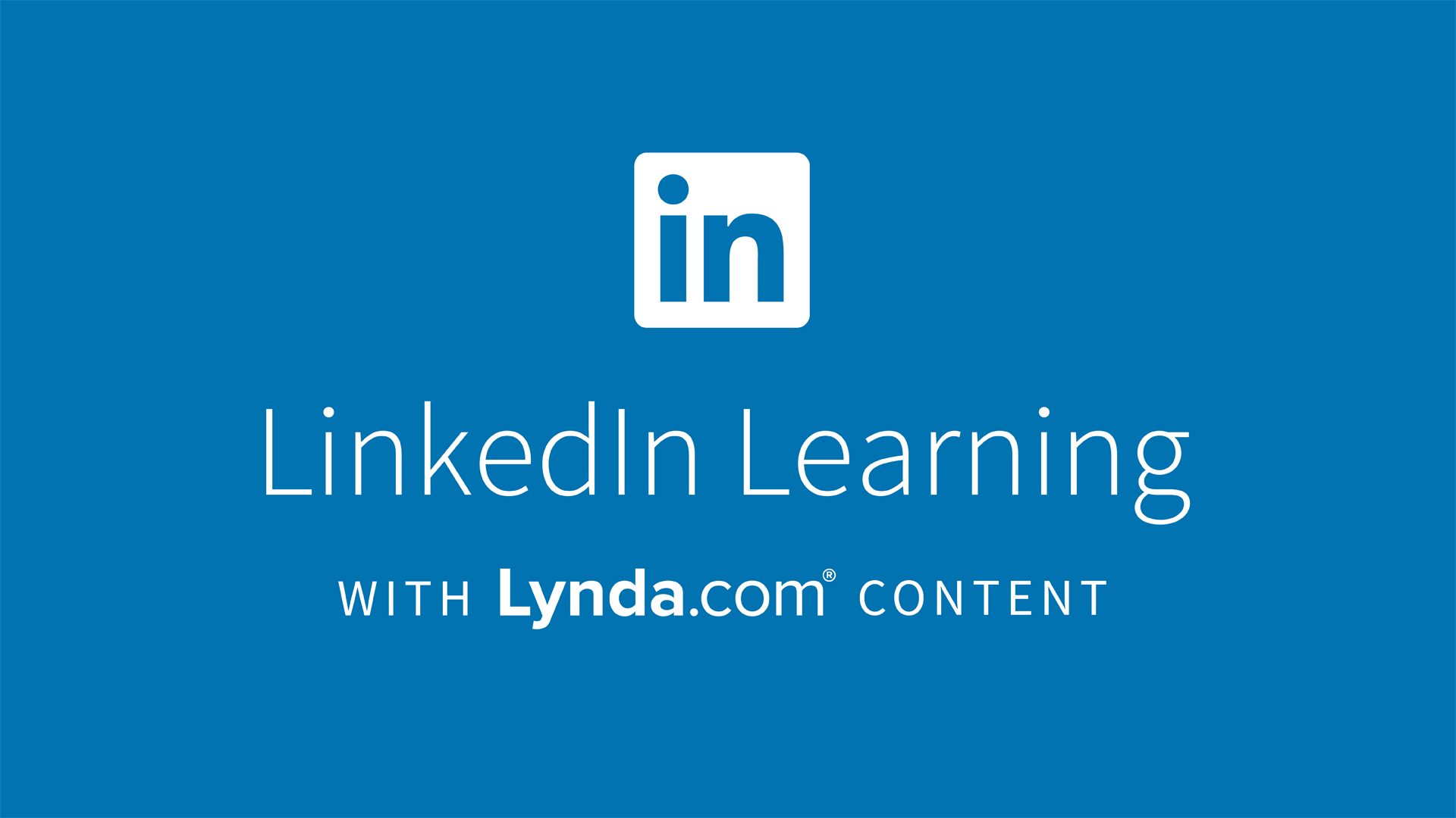 LinkedIn Learning logo with Lynda Content