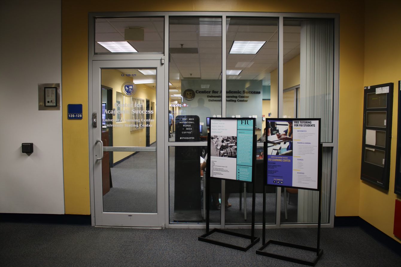 The entrance to the Center for Academic Success at MMC 